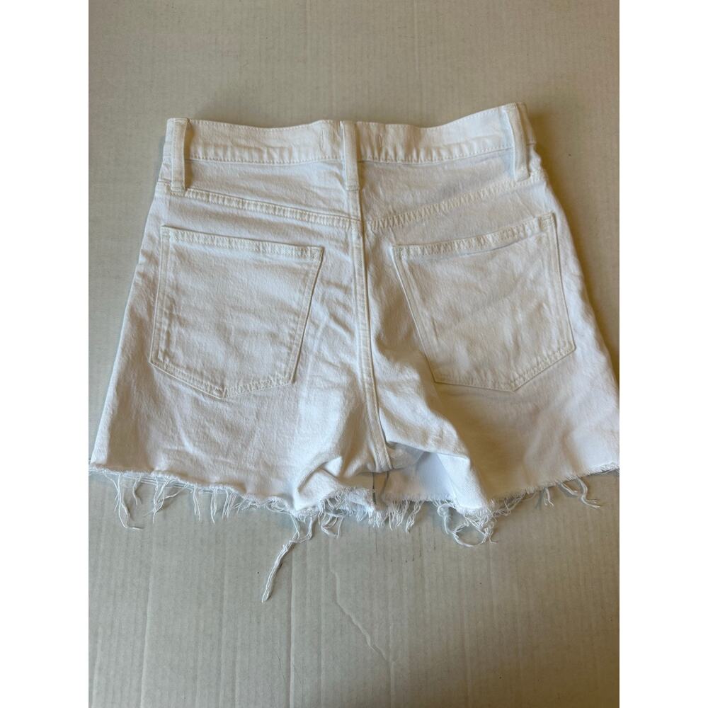Madewell High Rise White Denim Cutoff Shorts - Size 26 - Picture 5 of 8